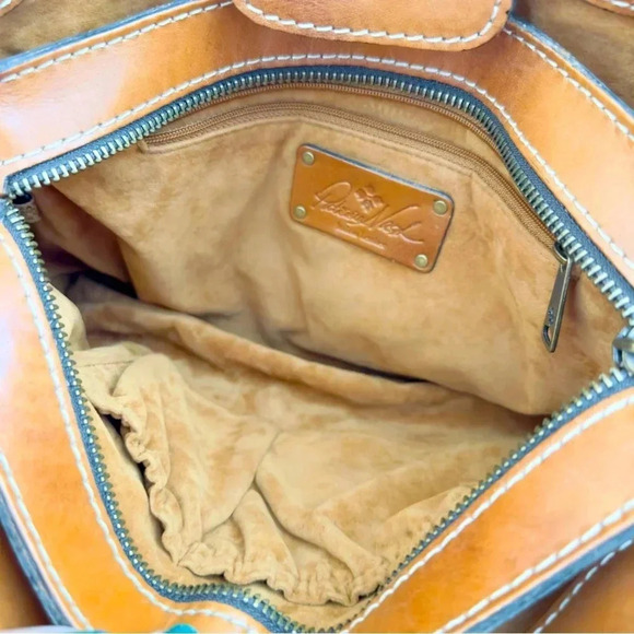 Patricia Nash Rienzo Signature Map Satchel - Picture 10 of 15